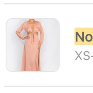 RESA NWT Noelle Maxi Dress in Blush